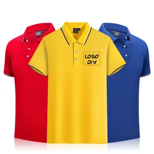 Kualitas Terbaik Kaus Polo Pria Bahan Katun Lembut Kaus Golf Nyaman Kaus Polo Lengan Pendek