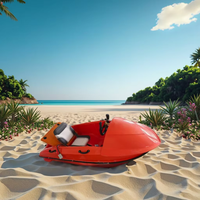 Jet ski électrique gonflable tendance, 1 place, 2400 mm de longueur, 15 kW de puissance, vitesse maximale de 60 km/h, pour le surf sur les vagues et les loisirs aquatiques