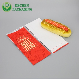 French Fry Bag Aluminum Foil Side Gusset Burger Paper Bags
