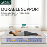 Matelas ultra-doux pour la maison et l'hôtel Matelas à compresseur hybride en mousse à mémoire d'ion oxygène négatif pour bébés et enfants