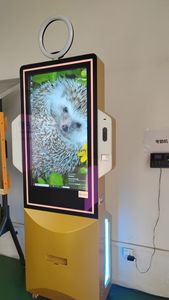 43 بوصة AI أصفر مع شاشة تعمل باللمس طباعة فورية 2K 4K فلتر تجميل لحفلات الزفاف عرض آي فوتوبوث - Product Image 5