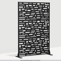 Écran d'intimité en aluminium, installation facile, panneaux de clôture de haute qualité pour la maison, la cour et le jardin