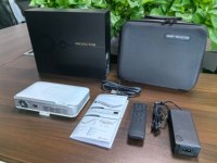 Proyector 4K para Cine en Casa con 5000 Lúmenes, Android, WiFi, Bluetooth, Enfoque Automático, 2G RAM, Enchufe Estadounidense, para Oficina y Educación