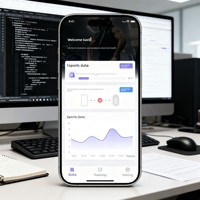 Soluciones de Software Personalizadas para Android/iOS con Flutter, Diseño de Interfaz de Usuario para Conexión de Equipos de Fitness, Entrenamiento Digital en Interiores Personalizado