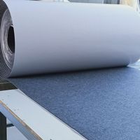 Offre Spéciale 100% Polyester Non-tissé Tissu auto-adhésif feutre voiture raclette matériaux adhésif dos feutre feuilles auto-adhésif feutre