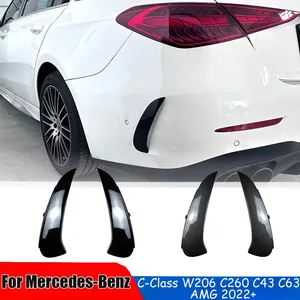 สปอยเลอร์กันชนหลังรถยนต์ StarNav สำหรับ C-Class W206 C260 C43 C63 AMG 2022+ ช่องระบายอากาศ ใบมีดกันลม ชุดแต่งตัวถังรถยนต์ - Product Image 4