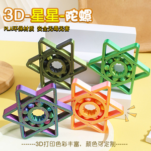 Juguete Antiestrés Giratorio de Mano con Forma de Polígono Impreso en 3D, Juguete Sensorial de Primera Calidad para Aliviar <span class=keywords><strong>el</strong></span> Estrés - Product Image 6