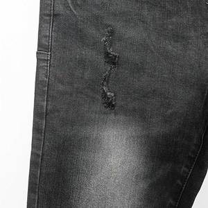 <span class=keywords><strong>กางเกง</strong></span>ยีนส์ขาดเข่าทรงสลิมฟิตสีพื้นคุณภาพสูงสำหรับผู้<span class=keywords><strong>ชาย</strong></span>และผู้หญิง - Product Image 5