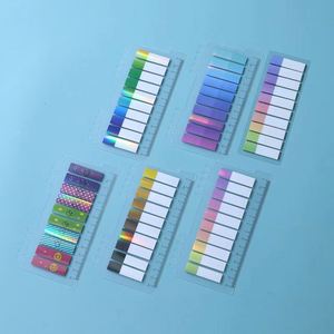 Color Self-Adhesive Paper Memo Pad Bookmark Study Office Supplies Stationery Index <b>Label</b> 20x9cm Gift - Product Image 1