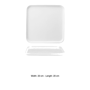 Assiette à dessert carrée Scandia 20 × 20 cm empilable M1934 - Product Image 3