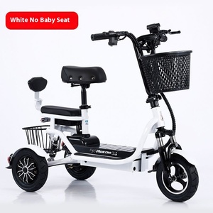 2025nuovo modello elettrico a tre posti triciclo <span class=keywords><strong>per</strong></span> uso domestico piccolo Scooter elettrico <span class=keywords><strong>per</strong></span> biciclette leggere - Product Image 1