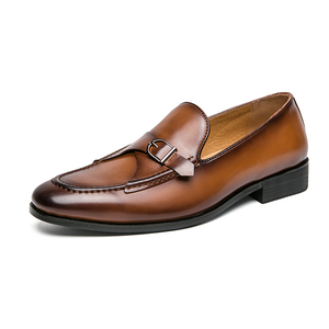 Chaussures habillées pour hommes les plus vendues, en cuir véritable, style boucle S - Product Image 2