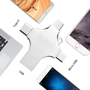 <span class=keywords><strong>4</strong></span> trong 1 mini TF SD <span class=keywords><strong>Adapter</strong></span> 2.0 3.0 USB OTG chuyển đổi USB C HUB Tương thích với loại C Micro USB sd điện thoại DC đầu ra - Product Image 3