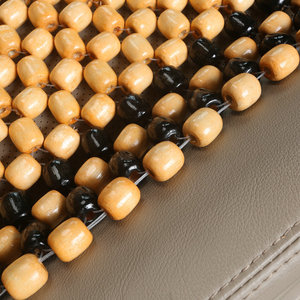 Wooden Beaded Car Seat Cushion Cooling Mat Ventilated Summer Seat Pad For Auto <b>Interior</b> <b>Accessories</b> - Product Image 3