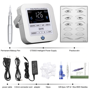 Máquina de Tatuaje Rotativa Profesional <span class=keywords><strong>Biomaser</strong></span> para Maquillaje Permanente de Cejas, Labios y Microblading, Kit de Bricolaje con Aguja de Tatuaje - Product Image 1