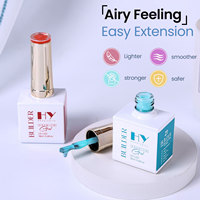 Pour HANYINAILS Private Label 30 Neon Builder UV Gel Set Respectueux De L'environnement Nouveau Design Gel Acrylique avec Source De Lampe LED