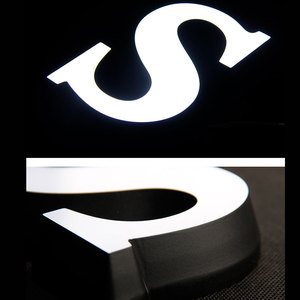 Letrero de Acrílico 3D de Alta Calidad con Logotipo Personalizable, <span class=keywords><strong>Colores</strong></span> de Luz Iluminados, Letras del Alfabeto LED para Escaparates de Empresas - Product Image 2