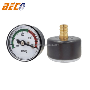 -760mmhg 28 milímetros Preto Mini Medidor de Pressão para Air <span class=keywords><strong>Gauge</strong></span> Pequeno <span class=keywords><strong>Vacuum</strong></span> <span class=keywords><strong>Gauge</strong></span> - Product Image 3