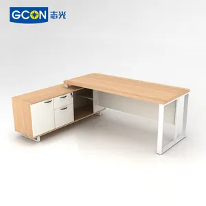 Metal Steel Executive Office Desk Luxury Manager CEO Furniture Table