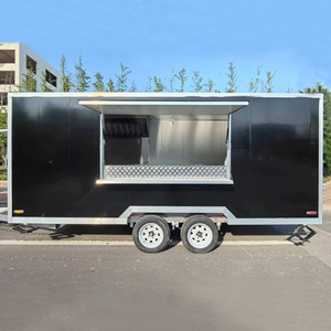 Commercia Concession Street Mobile Food Truck Food Van Chariot de pommes de terre au four Remorque alimentaire à vendre USA Europe - Product Image 2