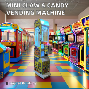 Máquina de grúa de juguete con monedero, juegos operados con monedas, aceptador de billetes, mini garra, máquina expendedora de chicles y dulces, logotipo personalizable con impresión digital - Product Image 2
