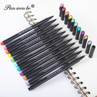 12/24/36/48/60 couleurs 0.4mm ensemble de stylos Fineliner marqueur d'art marqueur à pointe fine