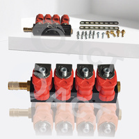 Autogas CNG LPG Inyector Rail Car Kits de conversión de combustible L02 Fuel Riel Inyectores 4 Cilindros Glp Common Rail Injector