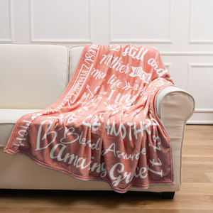 Manta de franela para el cuidado de la salud, manta cálida para rezar, Regalo para mamá mexicana, Chingona, energía positiva - Product Image 3