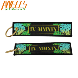 Khóa móc chìa khóa & móc khóa dệt hai mặt in lụa polyester tùy chỉnh giá sỉ rẻ - Product Image 3