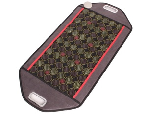 Air Massage Therapy Negative Ions Anion Infrared PEMF Heating Pain Relief Body Tourmaline &amp; <strong>Jade</strong> Mesh Mat - Product Image 3