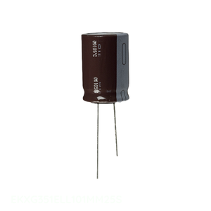 ตัวเก็บประจุแบบ Through Hole รุ่น EKXG351ELL101MM25S ยี่ห้อ CAP ALUM ความจุ 100uF 20% แรงดัน 350V แบบ Radial - Product Image 1
