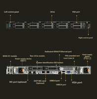 Bel Poweredge R660, rak Server Emc Intel Xeon prosesor perak 4410Y 2G 12C/24T 16GT/s 30M Cache Turbo HT (150W) DDR5-4000