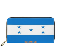 Dompet Panjang Kulit Bermotif Bendera Guam Dengan Kapasitas Besar, Dompet Kulit Cocok untuk Wanita, Perjalanan, dan Penggunaan Sehari-hari