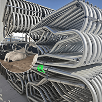 Nouvelle conception de box à vaches galvanisé, cage séparée pour animaux, box libre pour vaches, équipement pour ferme laitière