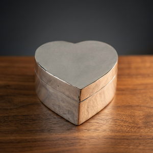 Conteneur en laiton plaqué argent - Product Image 1