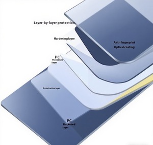 Gafas de protección UV de doble uso para coche, parasol plegable de PVC, espejo antideslumbrante, visera universal diurna y nocturna para sedán SUV - Product Image 4