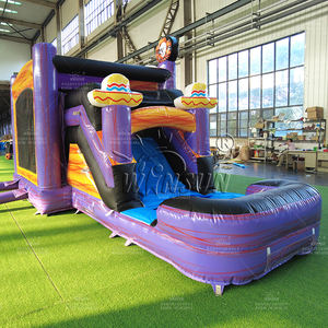 Château gonflable commercial WINSUN pour enfants, extérieur, PVC, couleur personnalisée, ignifuge, imperméable - Product Image 5