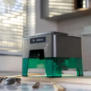 المحمولة مكتب 3D شعار DIY آلة حفر بالليزر صغيرة النقش آلات قطع الخشب آلة علامة طابعة الذكية المعادن آلة الحفر على المجوهرات