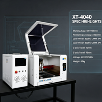 Machine de découpe laser à fibre de bureau 800W avec commande CNC de type portique, facile à utiliser, refroidissement par air pour plaques d'acier inoxydable