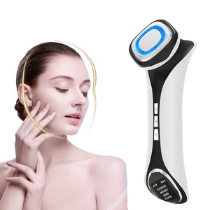 Nouvel appareil de massage facial électrique anti-gonflement, lifting du visage, élimination des rides, compresse chaude et froide, appareil de beauté pour le visage, le cou et plus encore - Product Image 1
