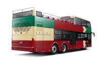 Bus électrique à deux étages ANKAI pour la ville, de 11 m à 13 m