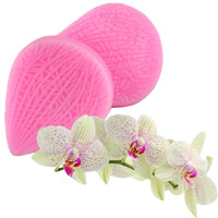 Homesun HY Gumpaste Papillon Orchidée Pétale Silicone Veiner Cutter Set Fondant Gâteau Moule