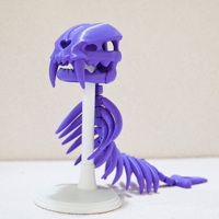 Figuras de Acción Sorpresa de Halloween Maker, Juguetes de Esqueleto de Anime de PVC Plástico Personalizados, Juguetes de Esqueleto Animal Impresos en 3D Realistas