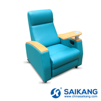 Fauteuil médical inclinable de luxe pour perfusion et transfusion SKE014-4