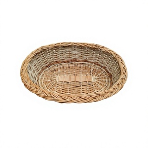 Handcrafted Classic Bamboo Cane Gift Hamper <b>Basket</b> Natural Crafts <b>Flowers</b> Bookie Bucket Circular Lightweight Floor Gifting Home - Product Image 3