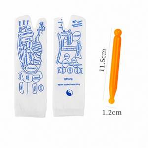 Calcetines de masaje para aliviar pies cansados, masajeador de pies de acupresión, calcetines de reflexología, herramienta de punto de pie, calcetín de fisioterapia - Product Image 6