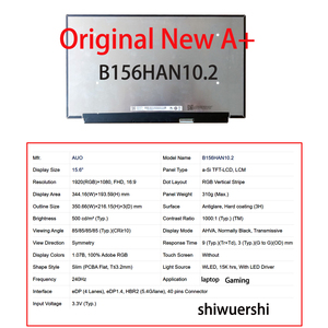 15,6 inch laptop LCD-scherm, slank ontwerp, EDP 40-pins B156HAN15.1 B156HAN15.2 B156HAN15.J B156HAN15.K B156HAN10.1 B156HAN10.0 B156HAN10.2 - Product Image 5