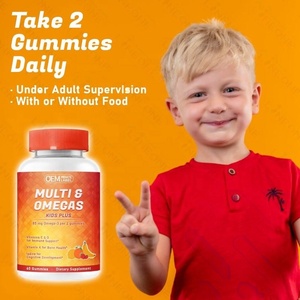 Gomitas Multivitamínicas de Marca Propia con Omega 3, Vitamina D3, C, Vitamina B12, B6, A, C y Zinc, Folato para Niños - Product Image 4