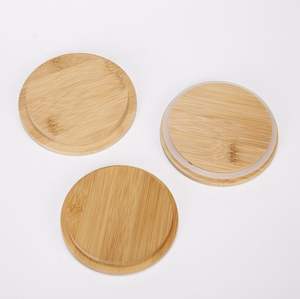 ขวดใส่กาแฟและน้ำมันหอมระเหย,ภาชนะเซรามิกที่ย่อยสลายได้ทางชีวภาพพร้อมฝาไม้ไผ่ - Product Image 3