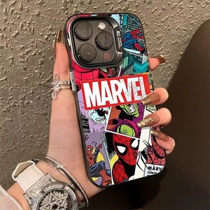 Nhãn màu đỏ Spider-Man Double Layer IMD màu bạc trường hợp điện thoại cho Iphone 11 12 13 14 15 16 17 Pro Max 16e Phụ kiện điện thoại - Product Image 2